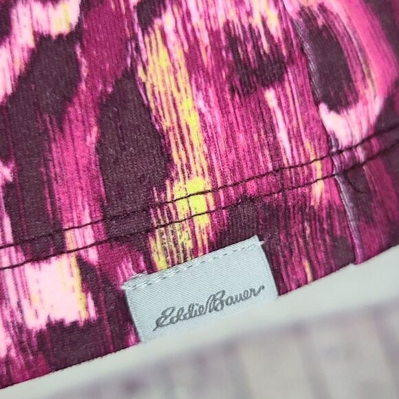 Eddie Bauer Travex Aster Cami Berry Print Women's Medium Purple Workout Tank Top - Picture 3 of 8